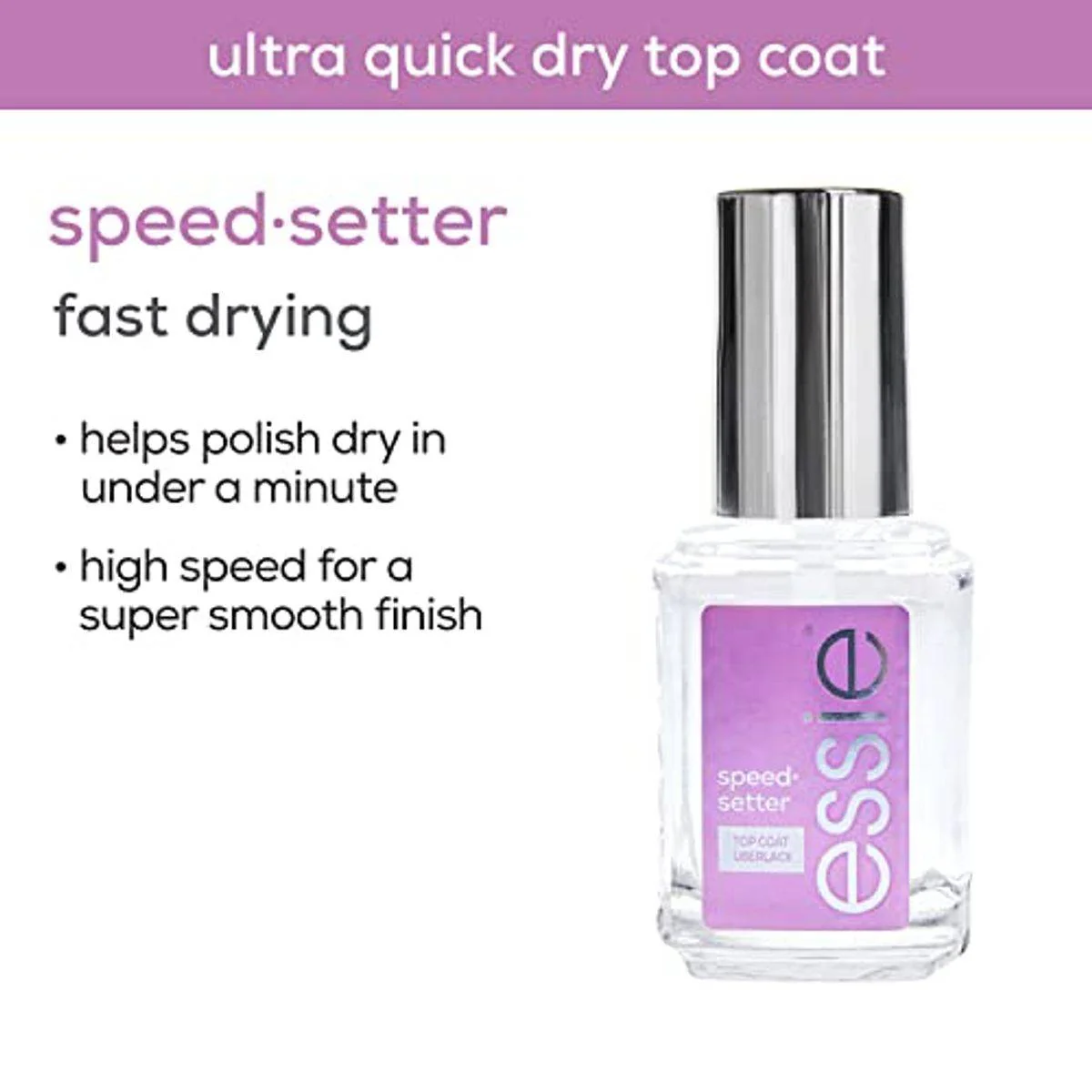 Essie Nail Care Top Coat Speed Setter 13.5 ml - Image 2
