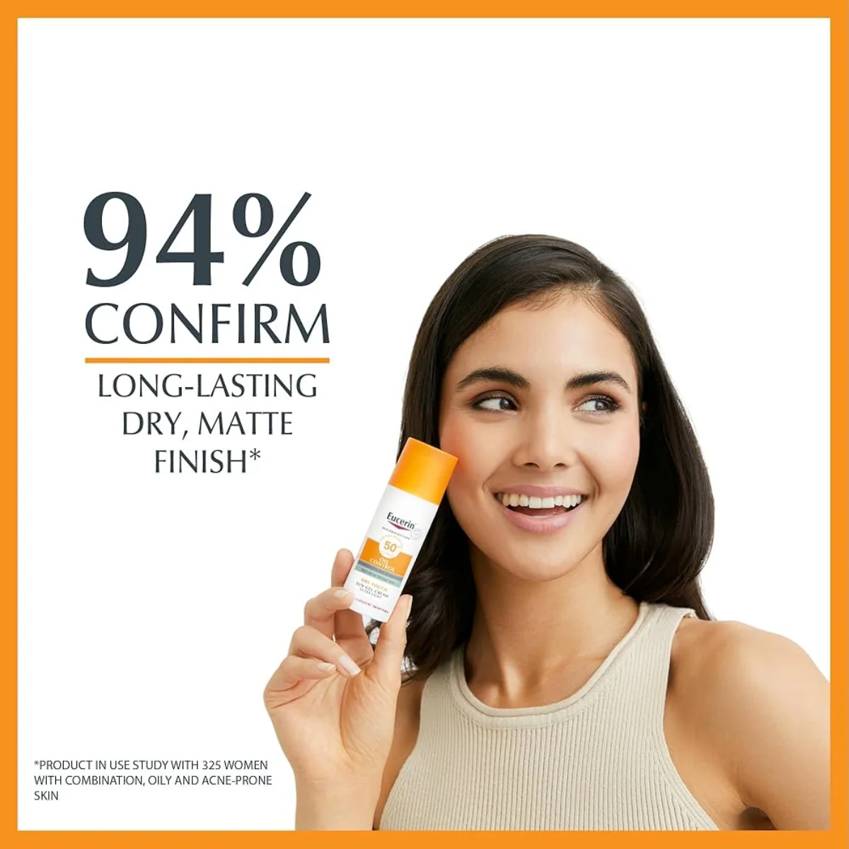 Eucerin Sun Protection Oil Control Dry Touch Face Gel Cream SPF50+ 50ml - Image 3