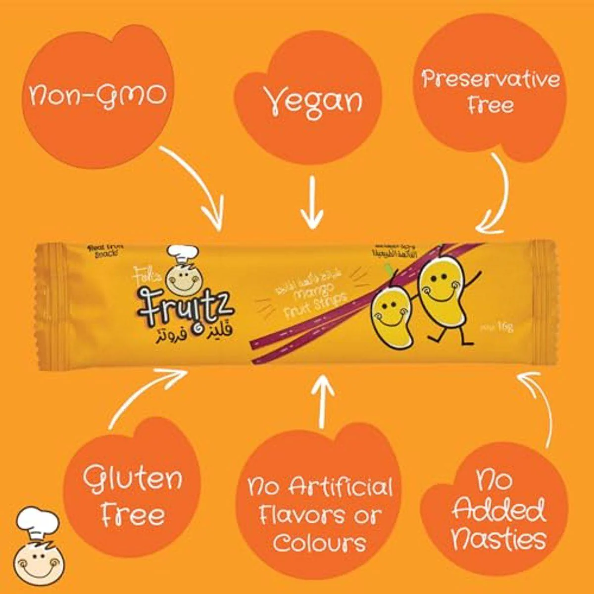 Felis Fruitz Fruit Strips Mango 16g - Image 4