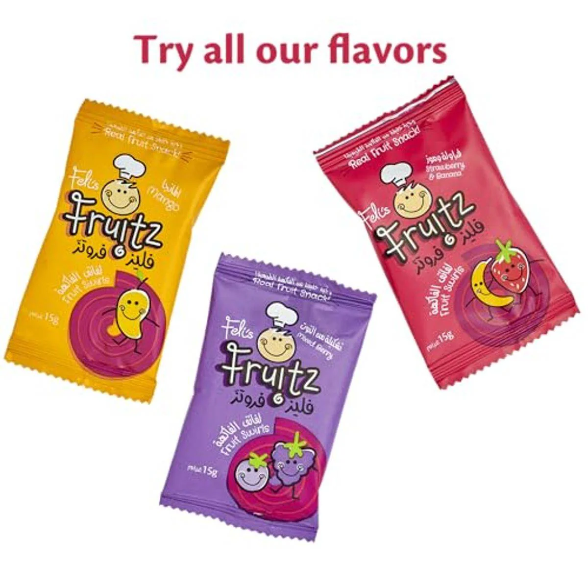 Felis Fruitz Fruit Swirls Strawberry Banana 15g - Image 4