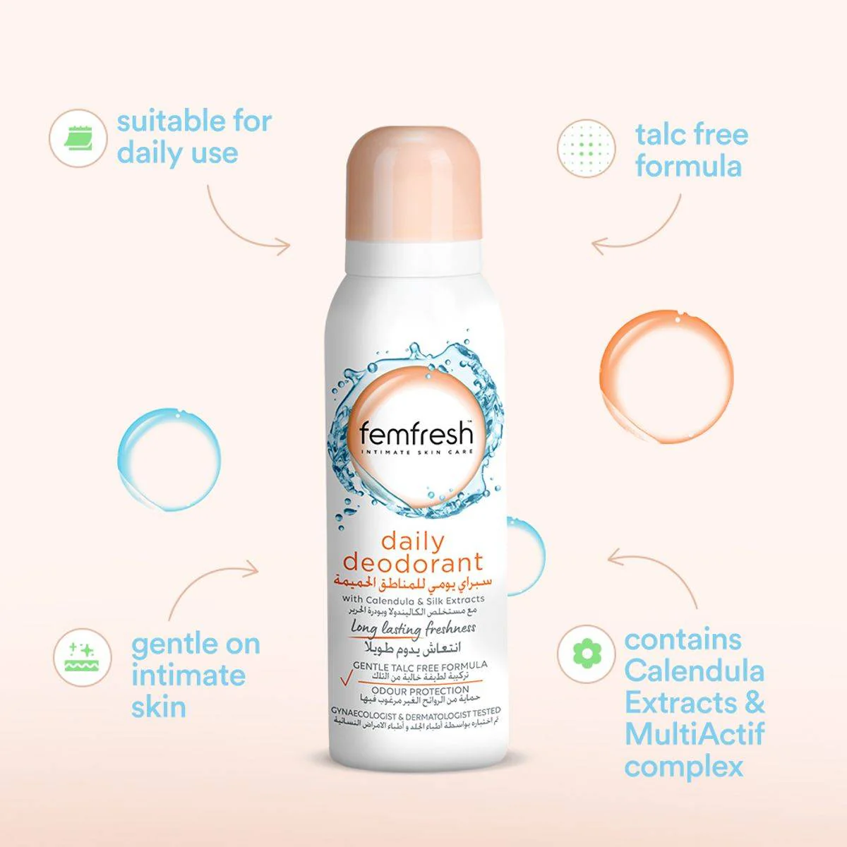 Femfresh Intimate Freshness Deodorant 125ml - Image 2