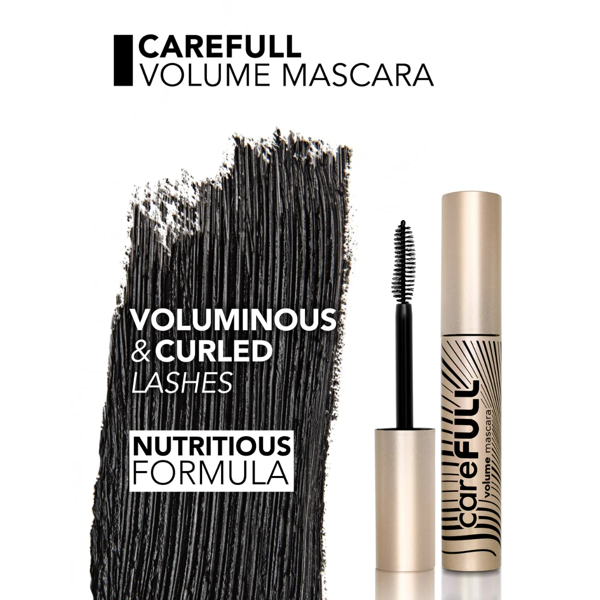 Flormar Carefull Volume Mascara Black 11ml - Image 4