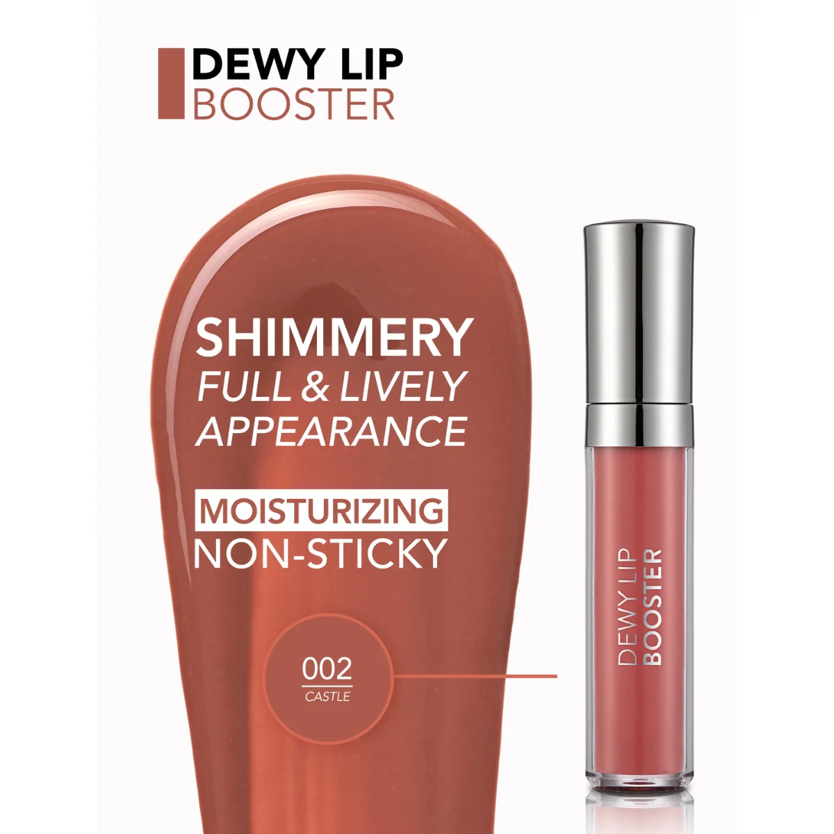 Flormar Dewy Lip Booster 02 Castle 4.5ml - Image 4