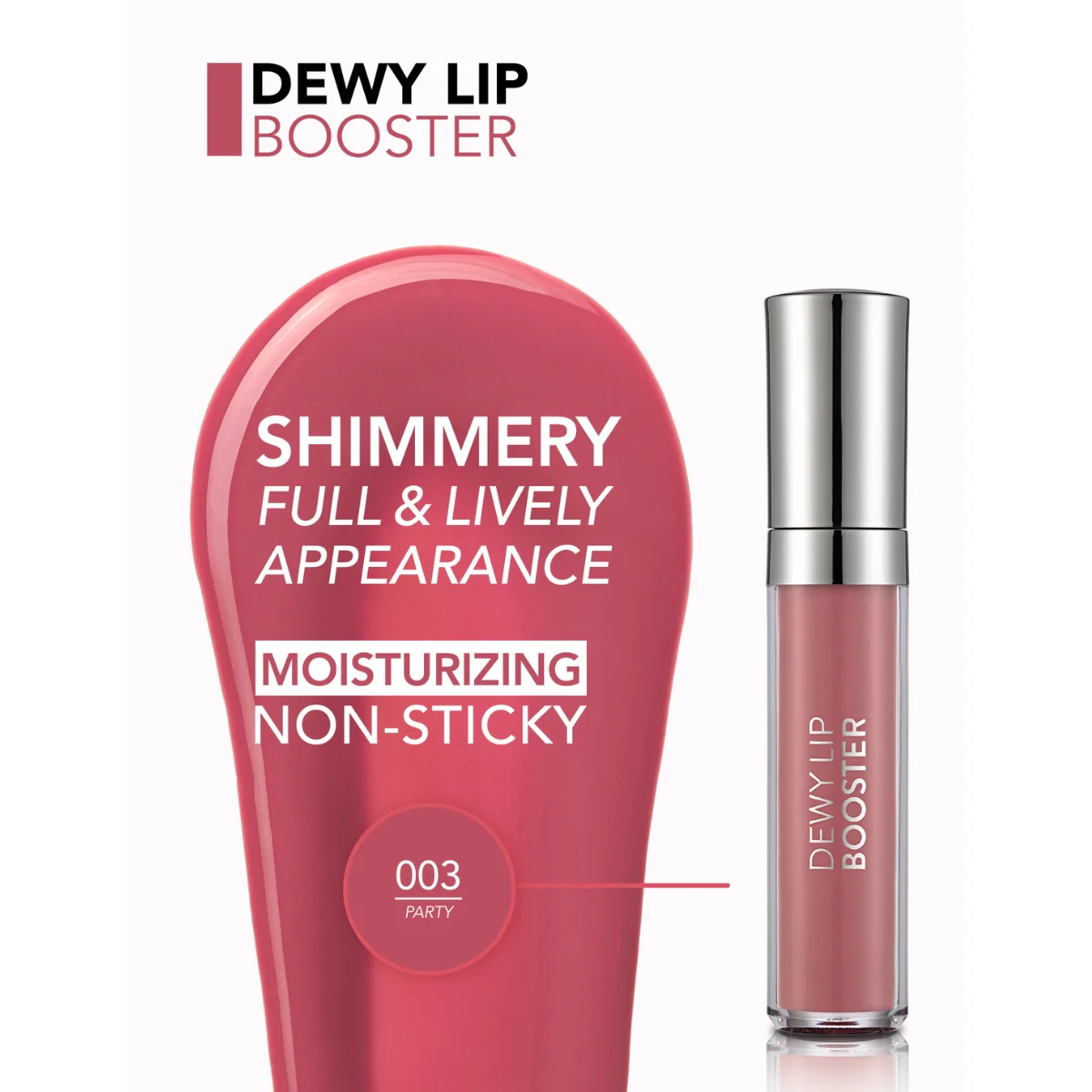 Flormar Dewy Lip Booster 03 Party 4.5ml - Image 4