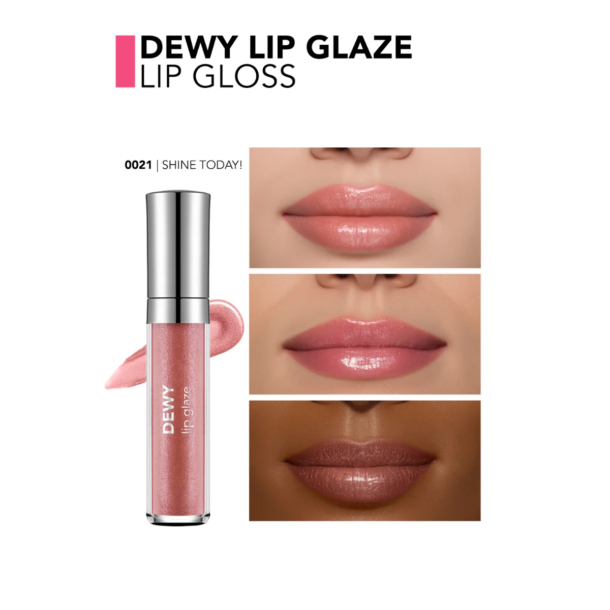 Flormar Dewy Lip Glaze 021 Shine Today 4.5g - Image 3