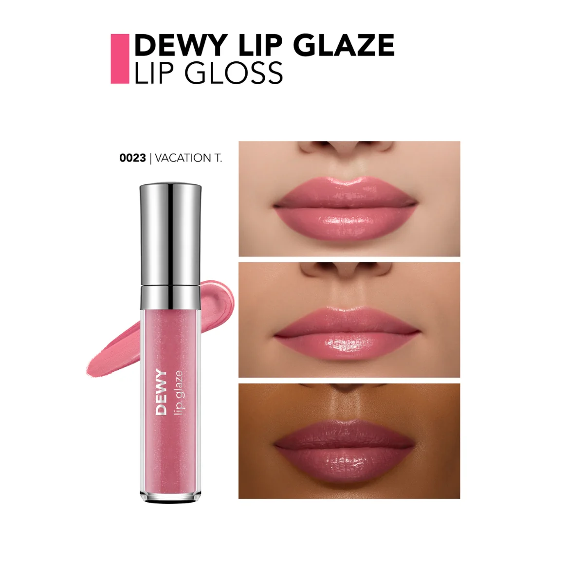 Flormar Dewy Lip Glaze 023 Vacation Time 4.5g - Image 3