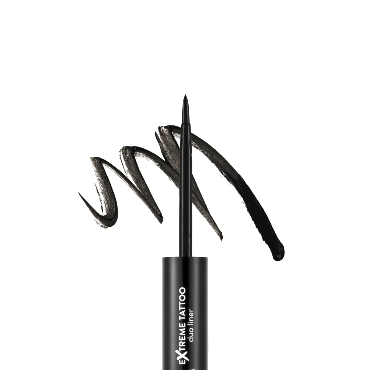 Flormar Extreme Tattoo Duo Eyeliner & Pencil 001 Black 2.66g - Image 2