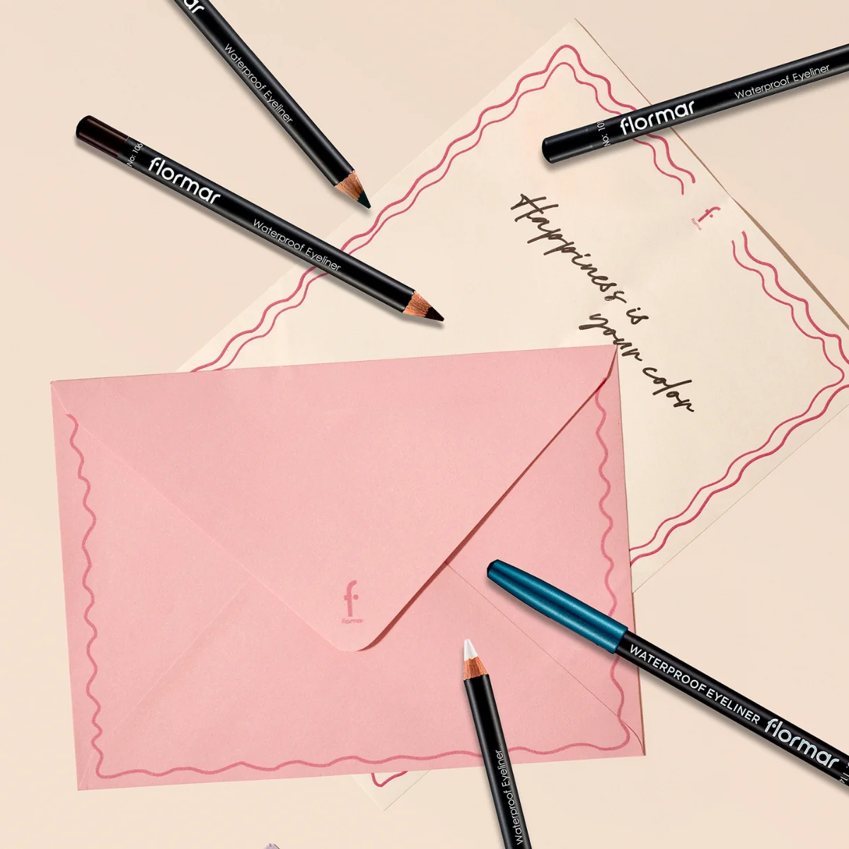 Flormar Eyeliner Pencil 113 Pure White 1.14g - Image 6