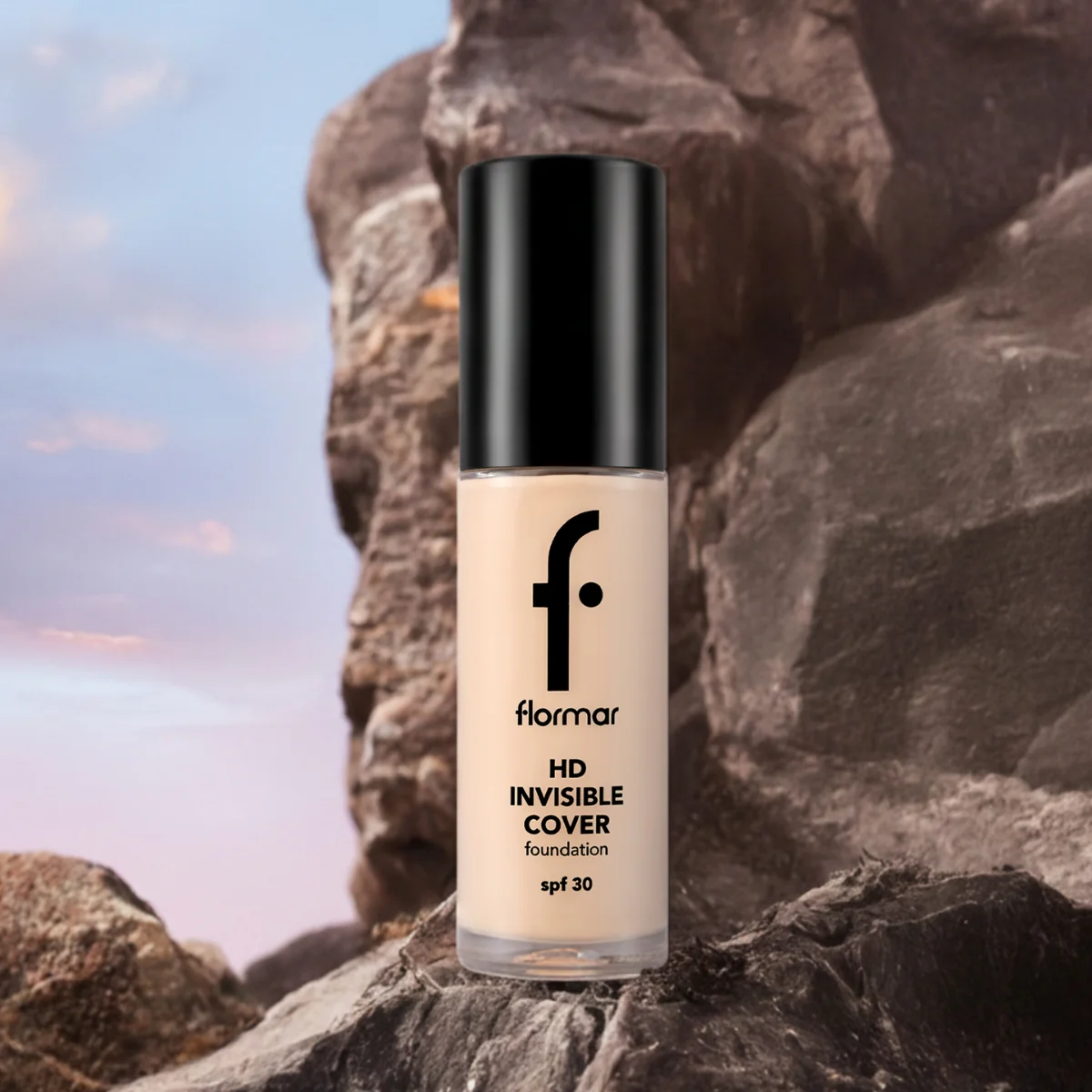 Flormar Invisible Cover HD Foundation SPF30 110 Golden Beige 30g - Image 5
