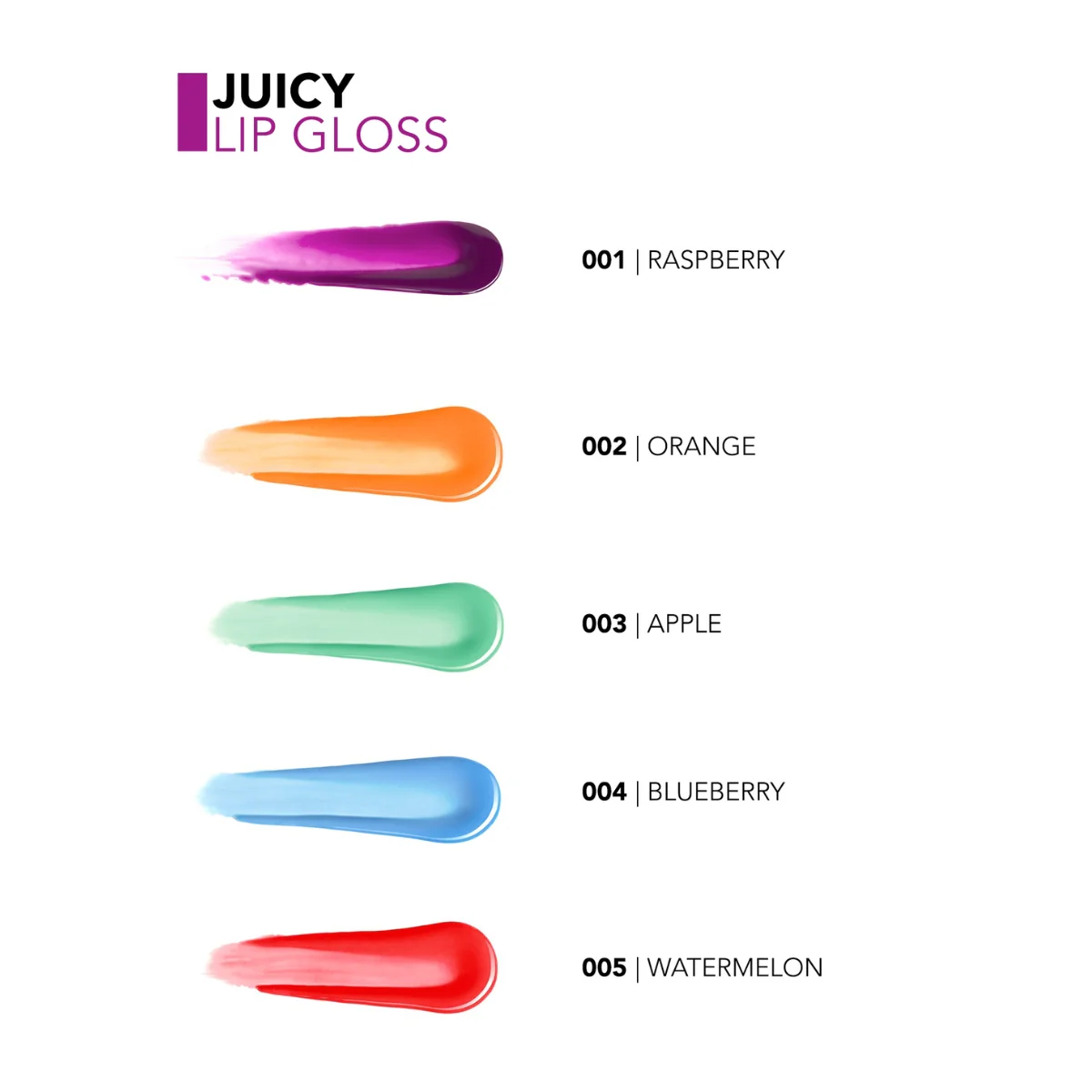 Flormar Juicy Lip Gloss 001 Raspberry 4g - Image 7