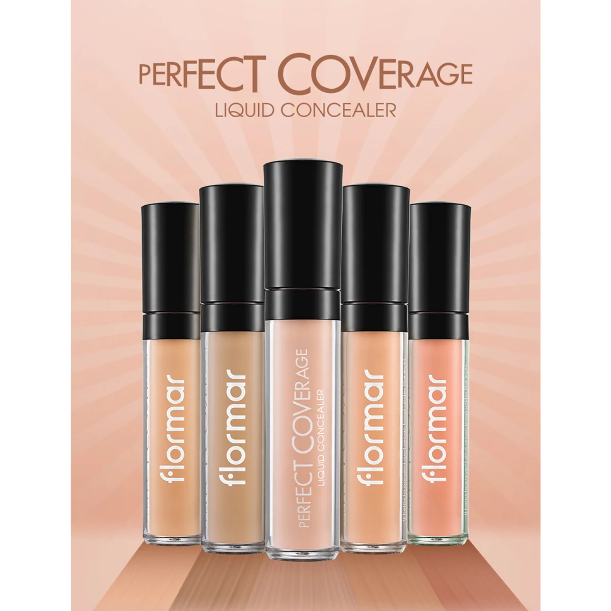 Flormar Perfect Coverage Liquid Concealer 002 Ivory 5ml - Image 4