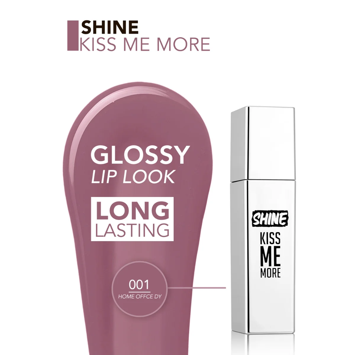 Flormar Shine Kiss Me More Lip Tattoo 001 Home Offce Day 3.8g - Image 4