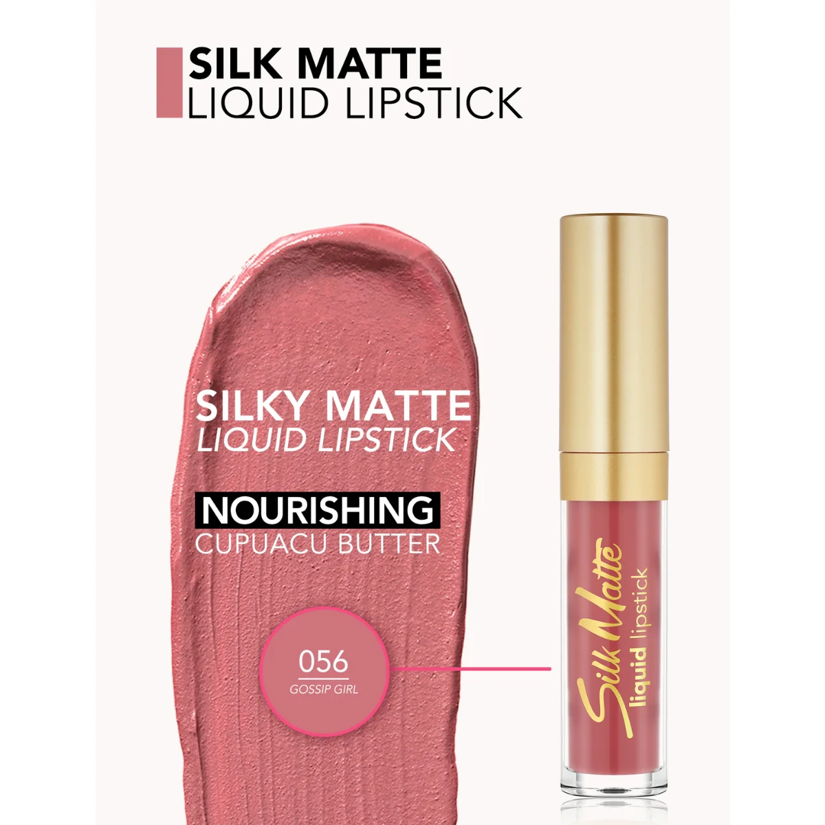 Flormar Silk Matte Liquid Lipstick 56 Gossip Girl 4.5ml - Image 3