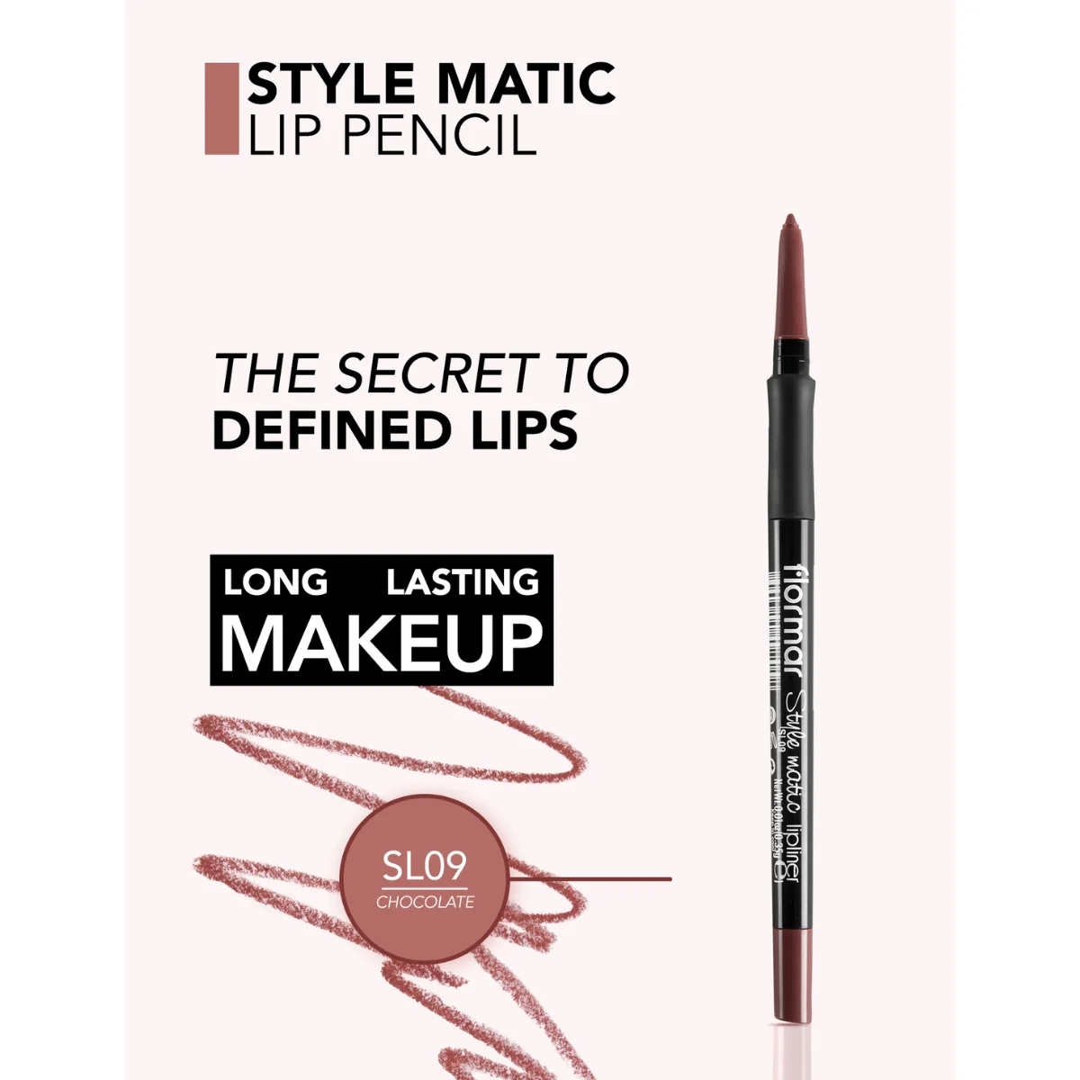 Flormar Style Matic Lipliner SL09 Chocolate 0.35g - Image 3