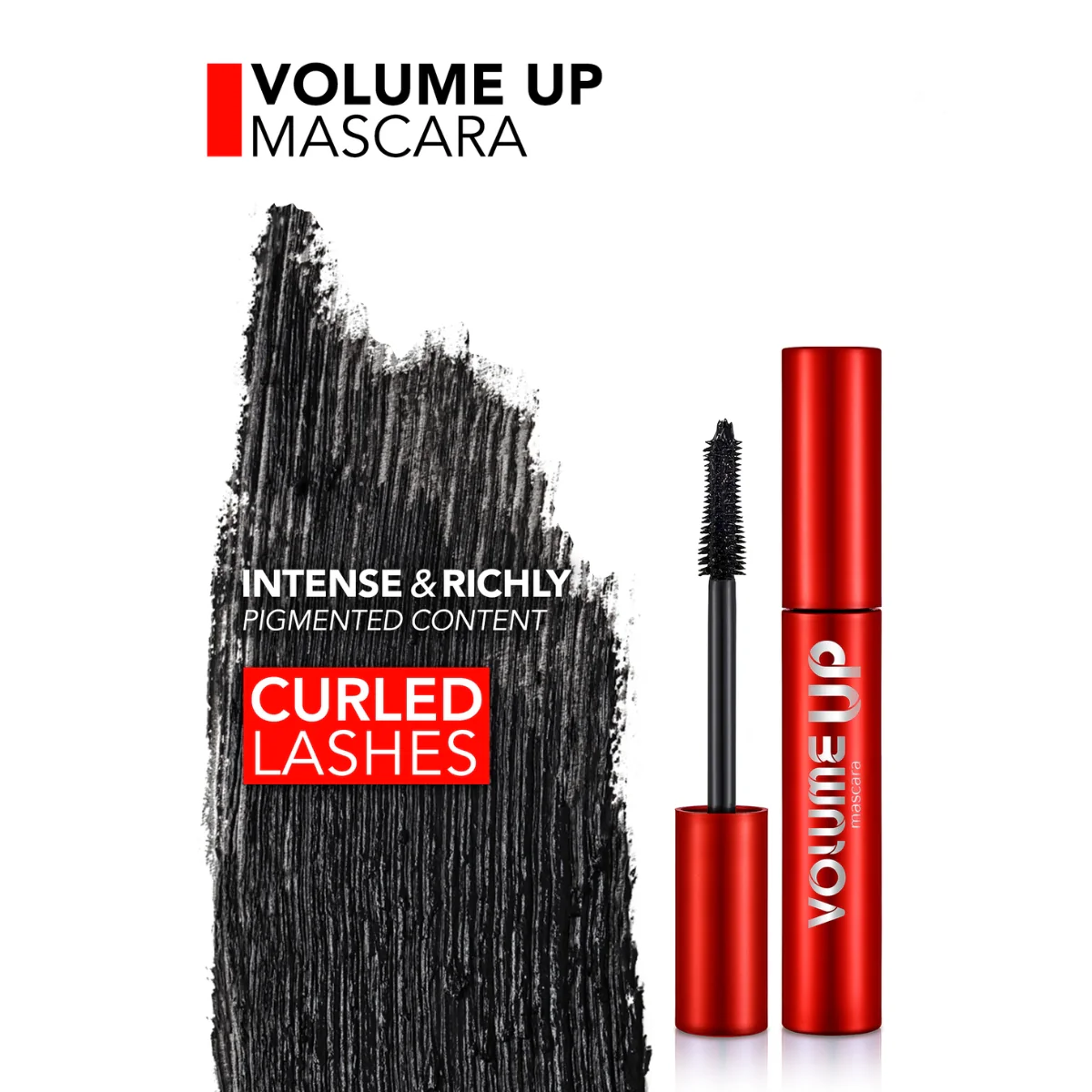 Flormar Volume Up Mascara Black 12ml - Image 4