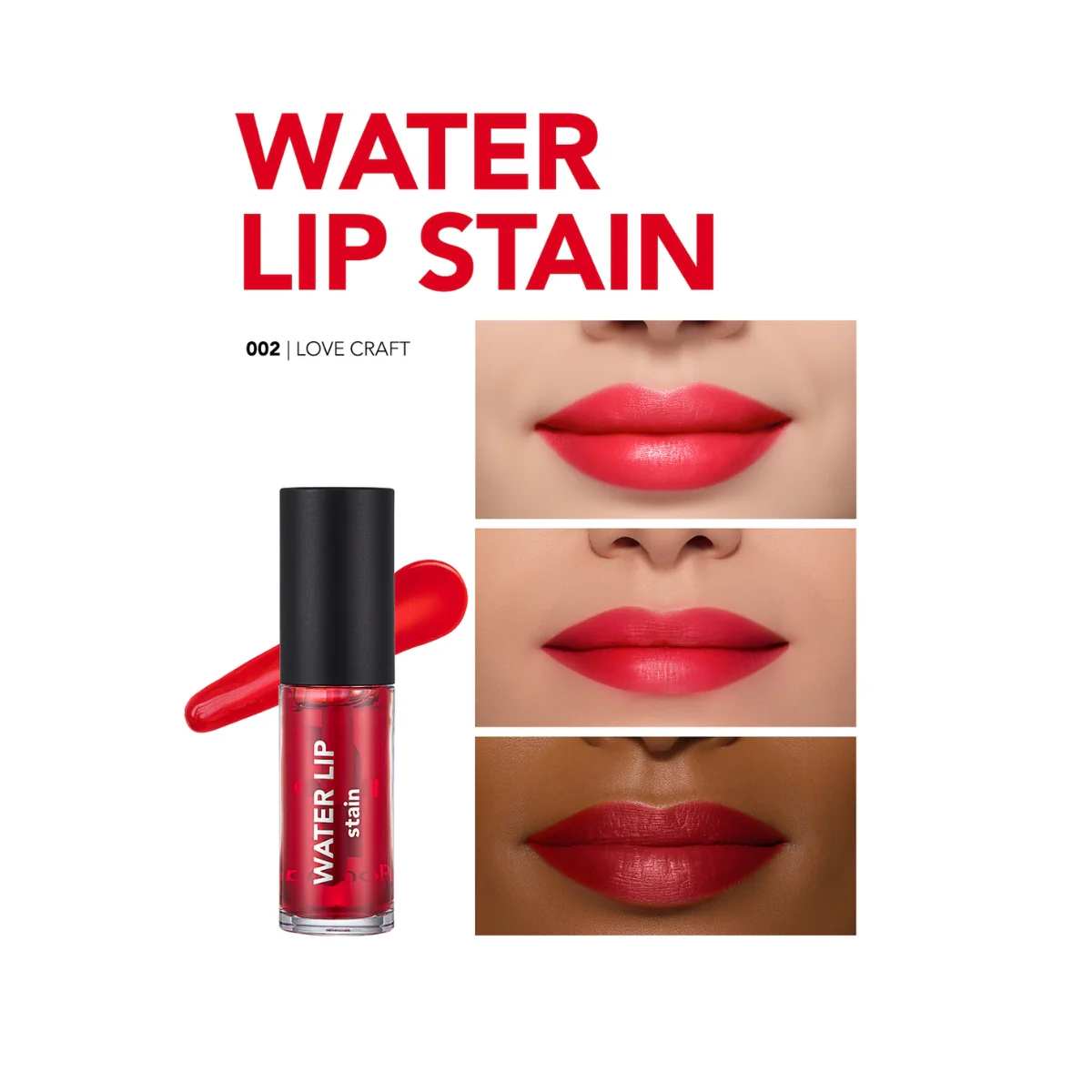 Flormar Water Lip Stain 002 Love Craft 6.4ml - Image 4