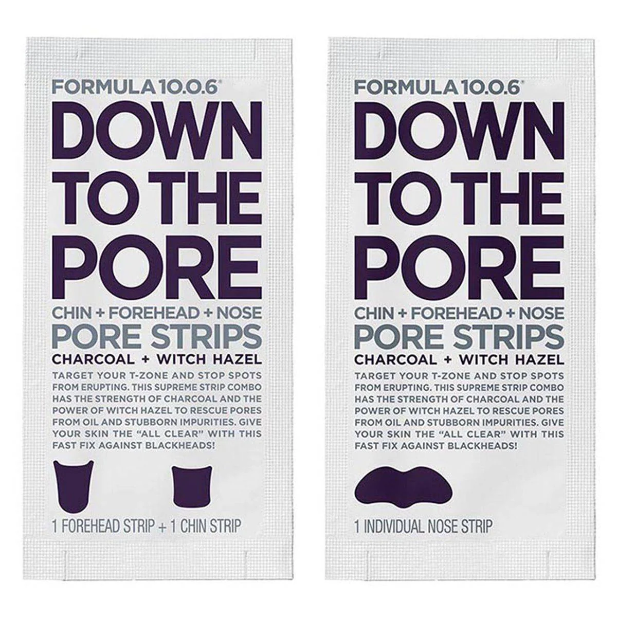 Formula 10.0.6 Down To The Pore Blackhead Banishing Strips 3 Pairs