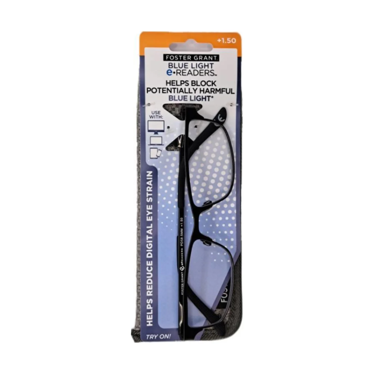 Foster Grant Blue Light eReaders Mens 1.5