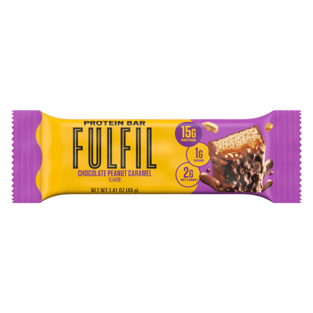 Fulfil Vitamin & Protein Bar Chocolate Peanut & Caramel 55g