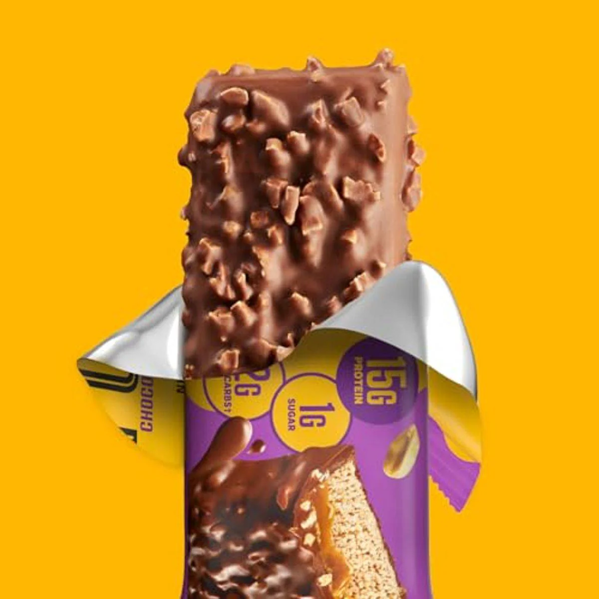 Fulfil Vitamin & Protein Bar Chocolate Peanut & Caramel 55g - Image 3