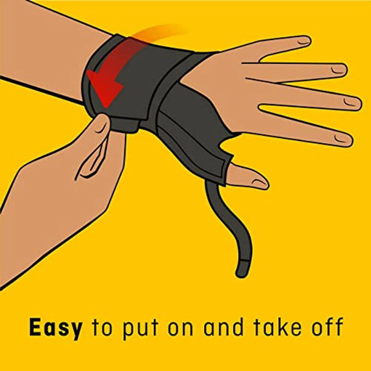 Futuro Deluxe Thumb Stabilizer Small/Medium Black - Image 4