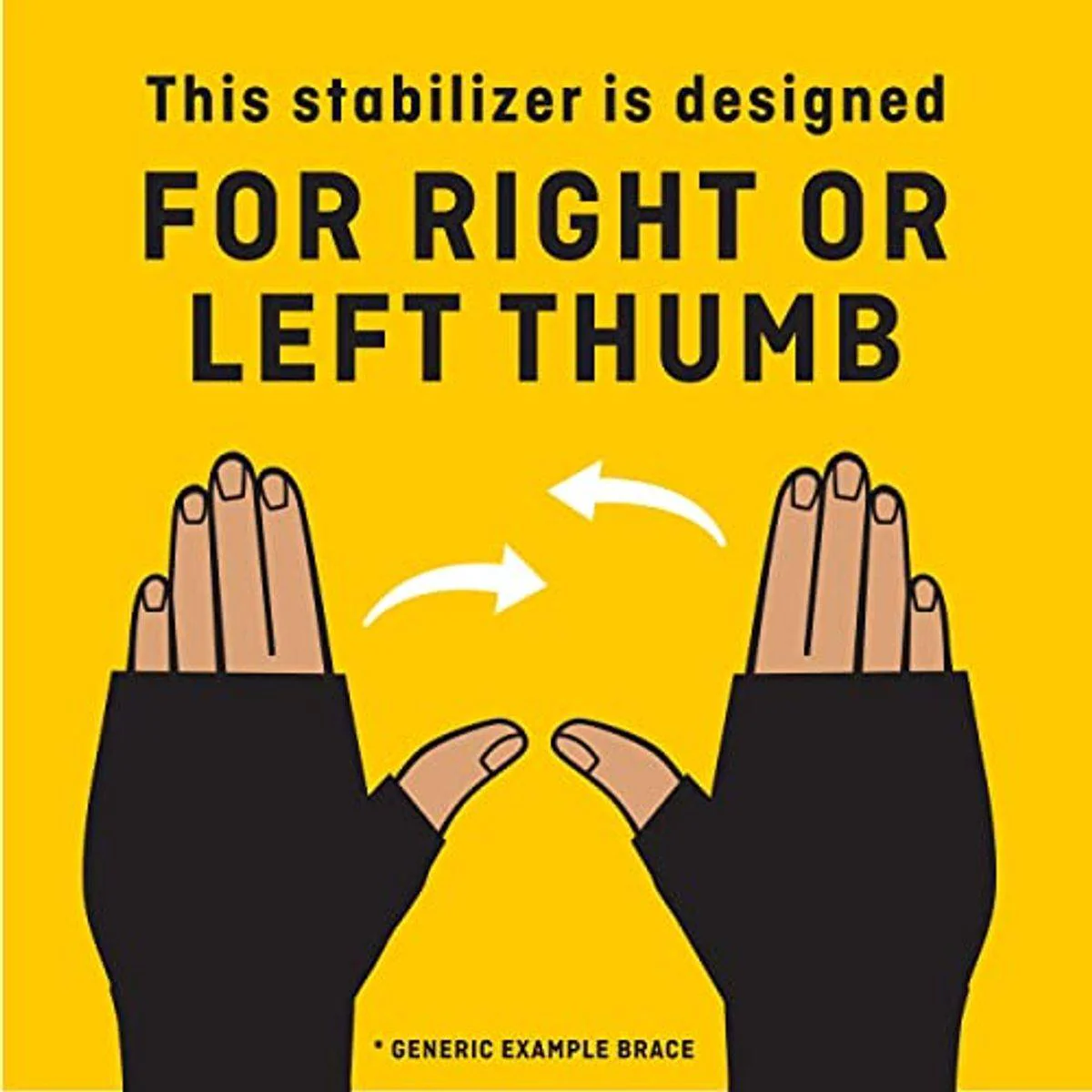 Futuro Deluxe Thumb Stabilizer Small/Medium Black - Image 6