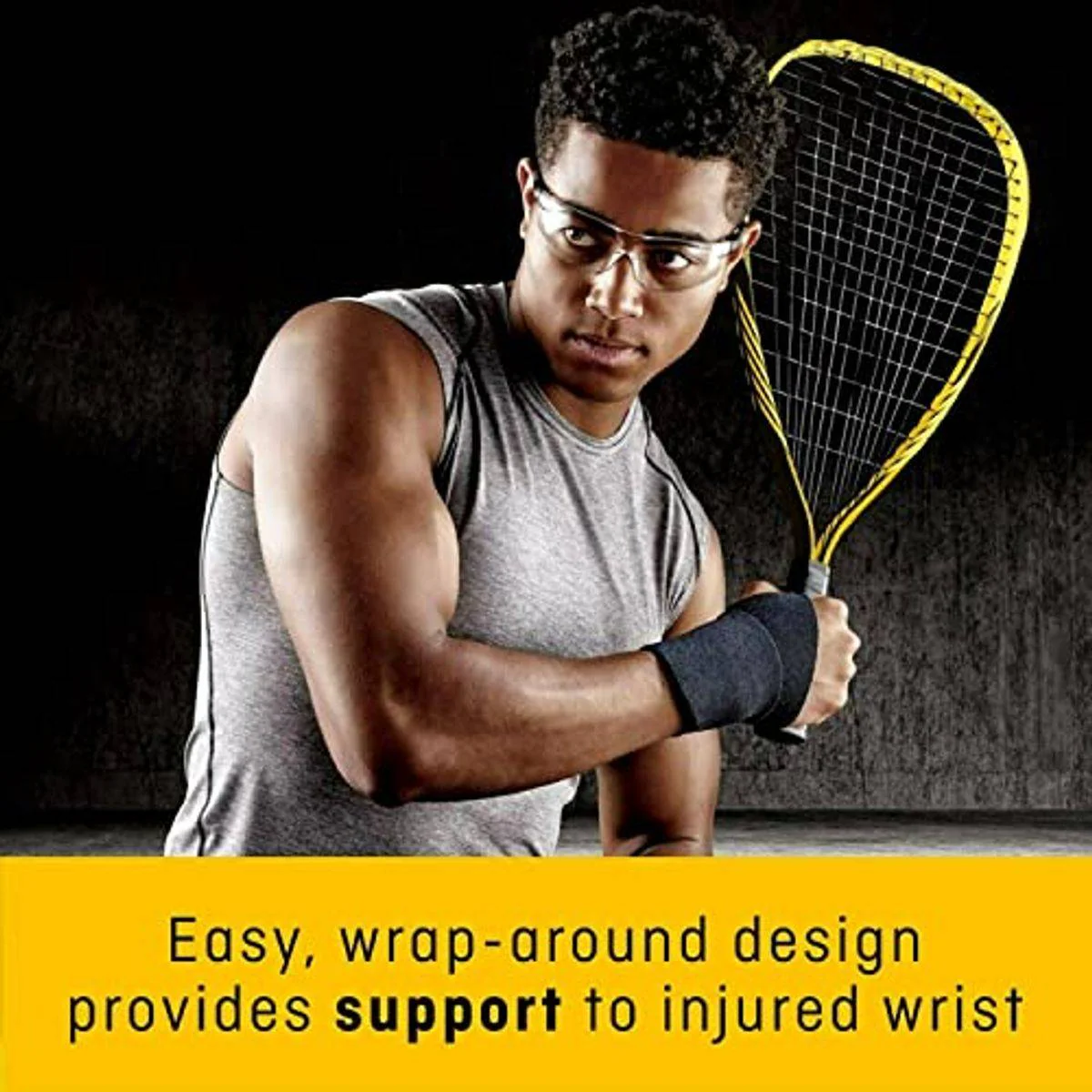 Futuro Sport Wrap Around Wrist Support Adjustable Black - Image 3
