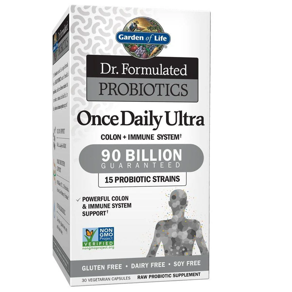 Garden of Life Dr Formulated Probiotic 90 Billion Once Daily 30 Vege Capsules