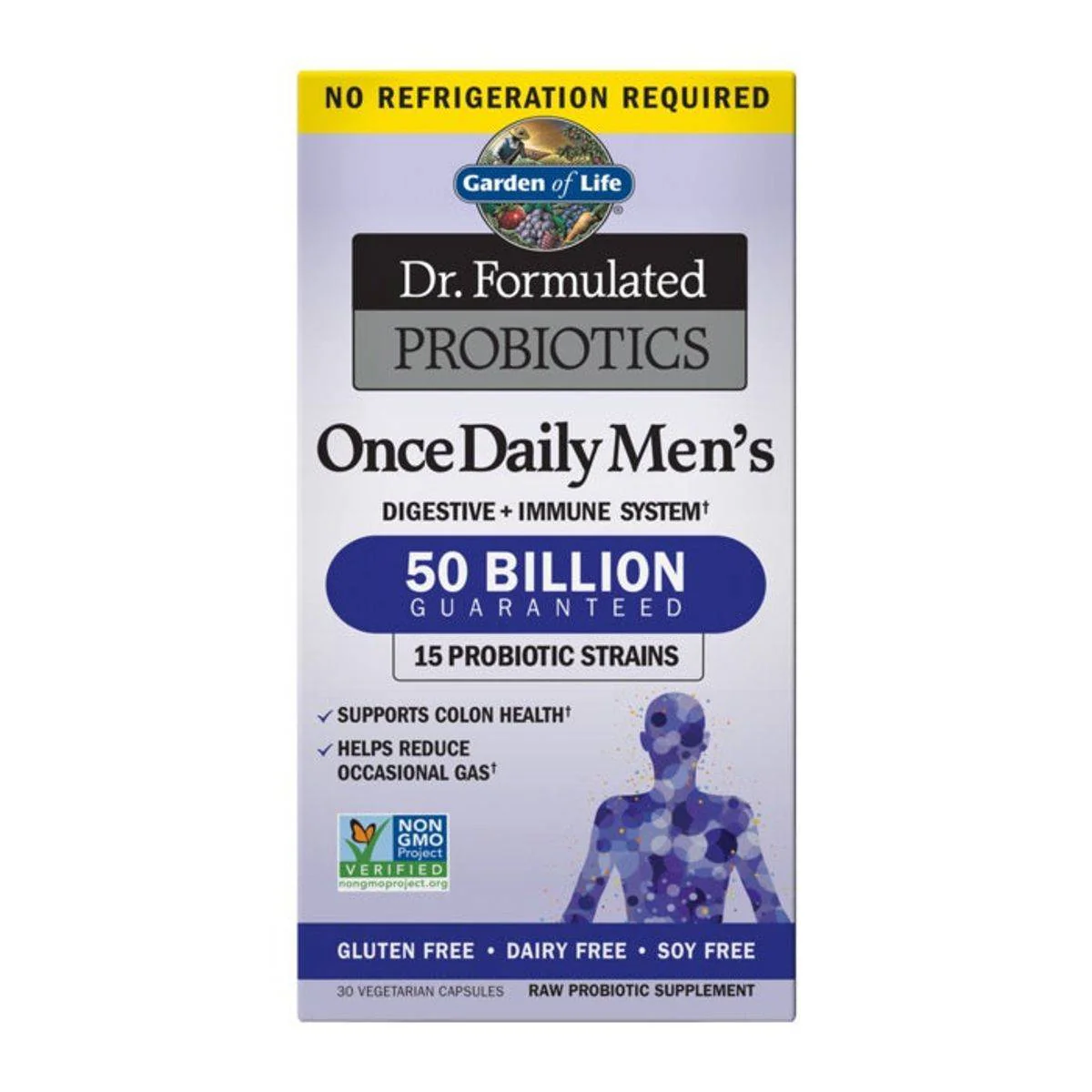 Garden of Life Dr Formulated Probiotics Once Daily Mens 30 Capsules - Image 4