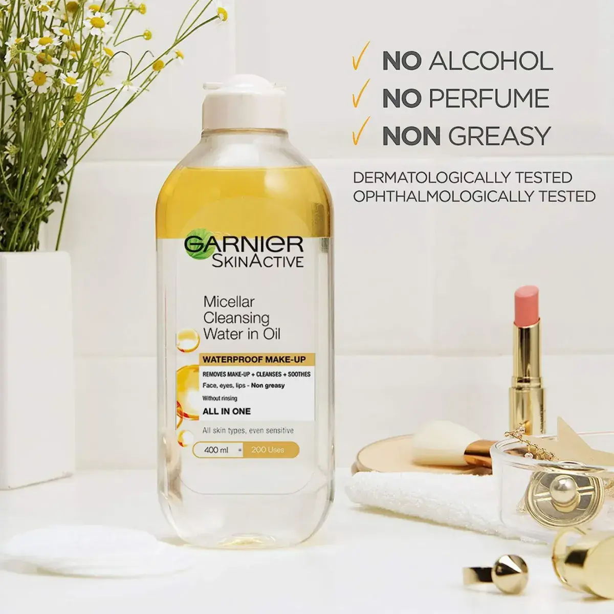 Garnier SkinActive Micellar Cleansing Water In Oil 400ml - Image 2