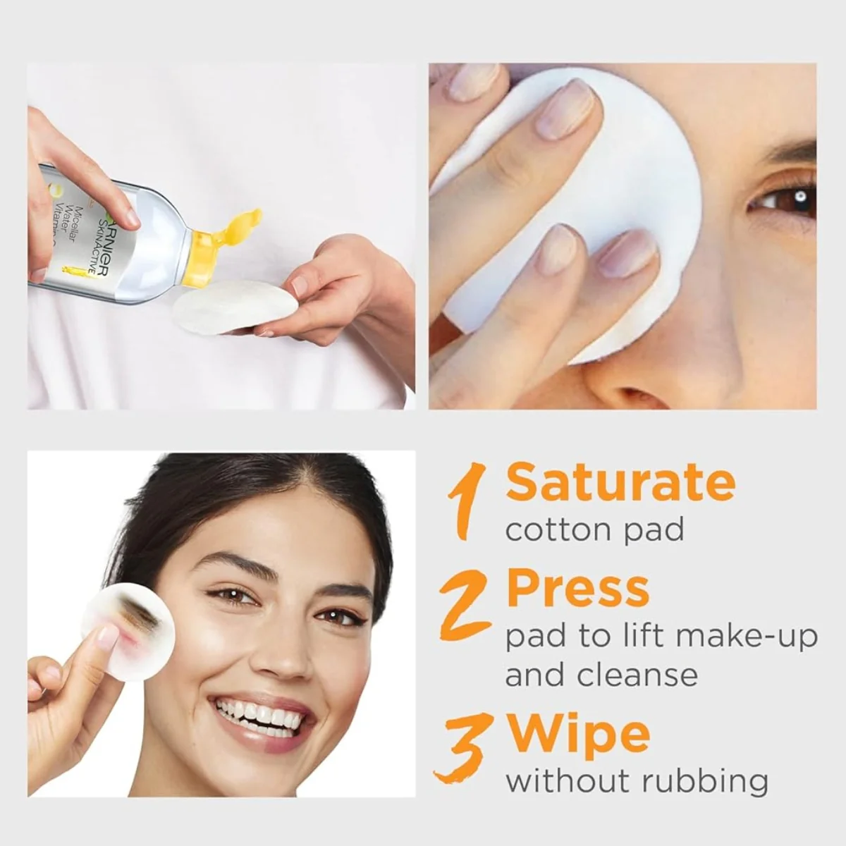 Garnier SkinActive Micellar Cleansing Water Vitamin C 100ml - Image 4