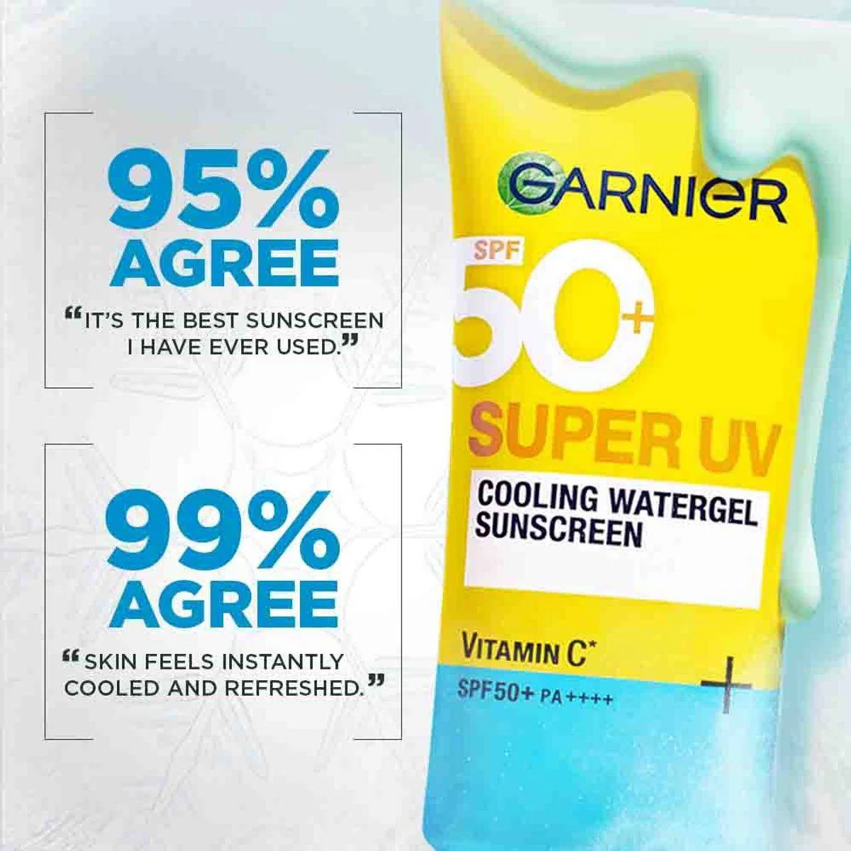 Garnier SkinActive Super UV Cooling Gel SPF50+ 30ml - Image 2
