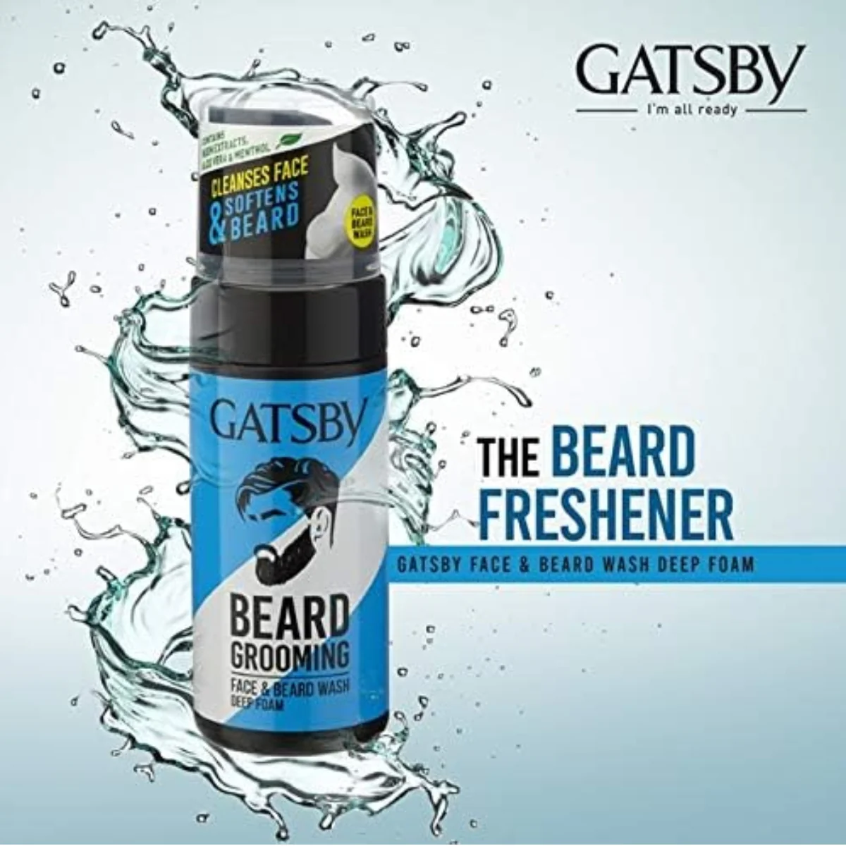 Gatsby Beard Grooming Face & Beard Wash Deep Foam 110ml - Image 4