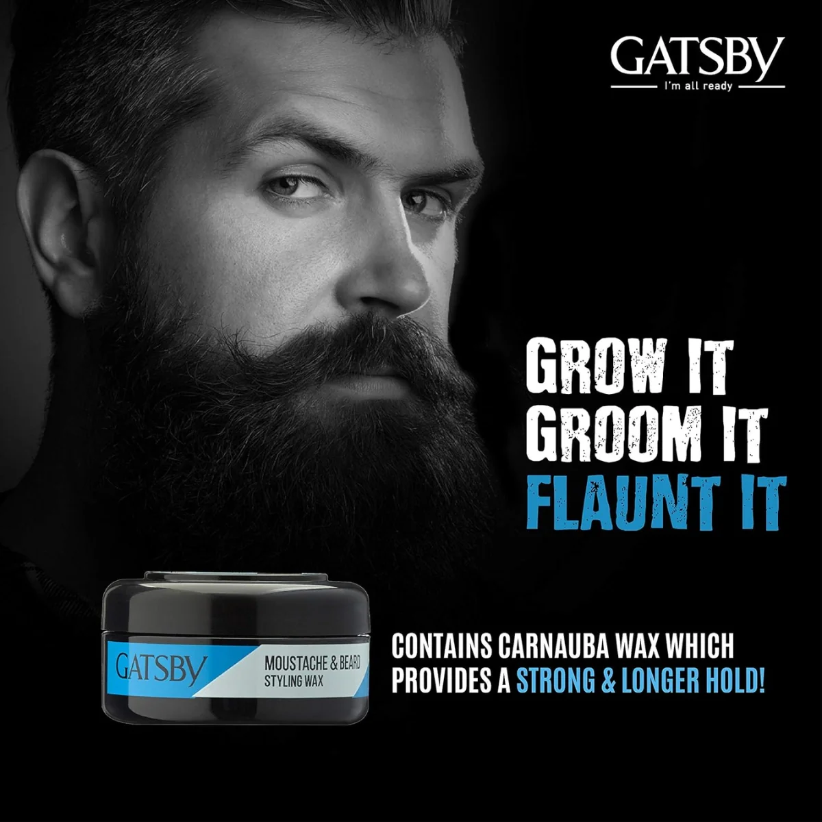 Gatsby Beard Grooming Moustache & Beard Styling Wax 25g - Image 3