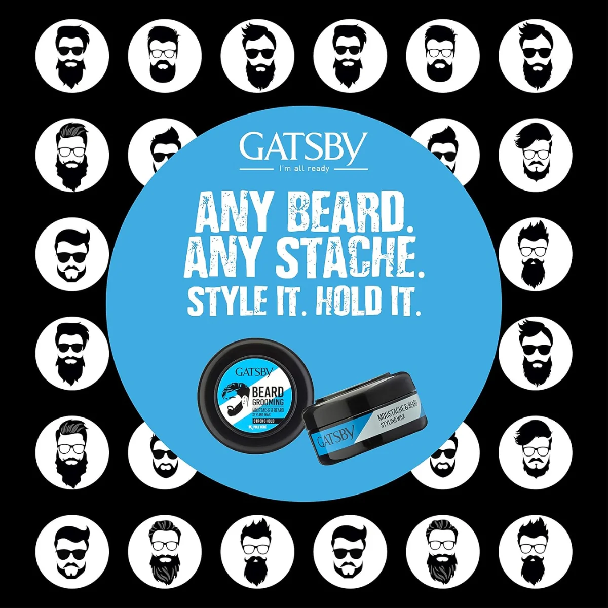 Gatsby Beard Grooming Moustache & Beard Styling Wax 25g - Image 5