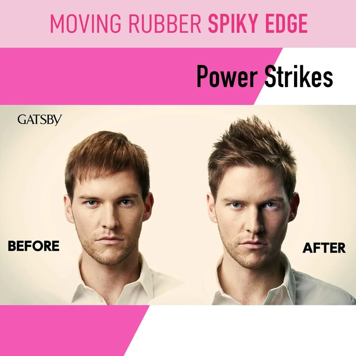 Gatsby Moving Rubber Hair Gel Spiky Edge 80g - Image 4