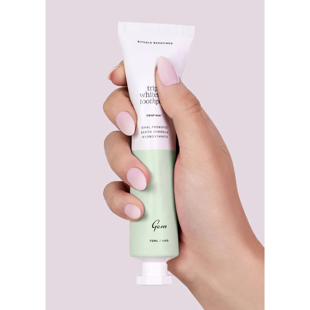Gem Triple Whitening Toothpaste Crisp Mint 100g - Image 5