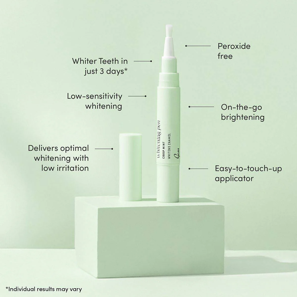 Gem Whitening Pen PAP Crisp Mint 4ml - Image 3