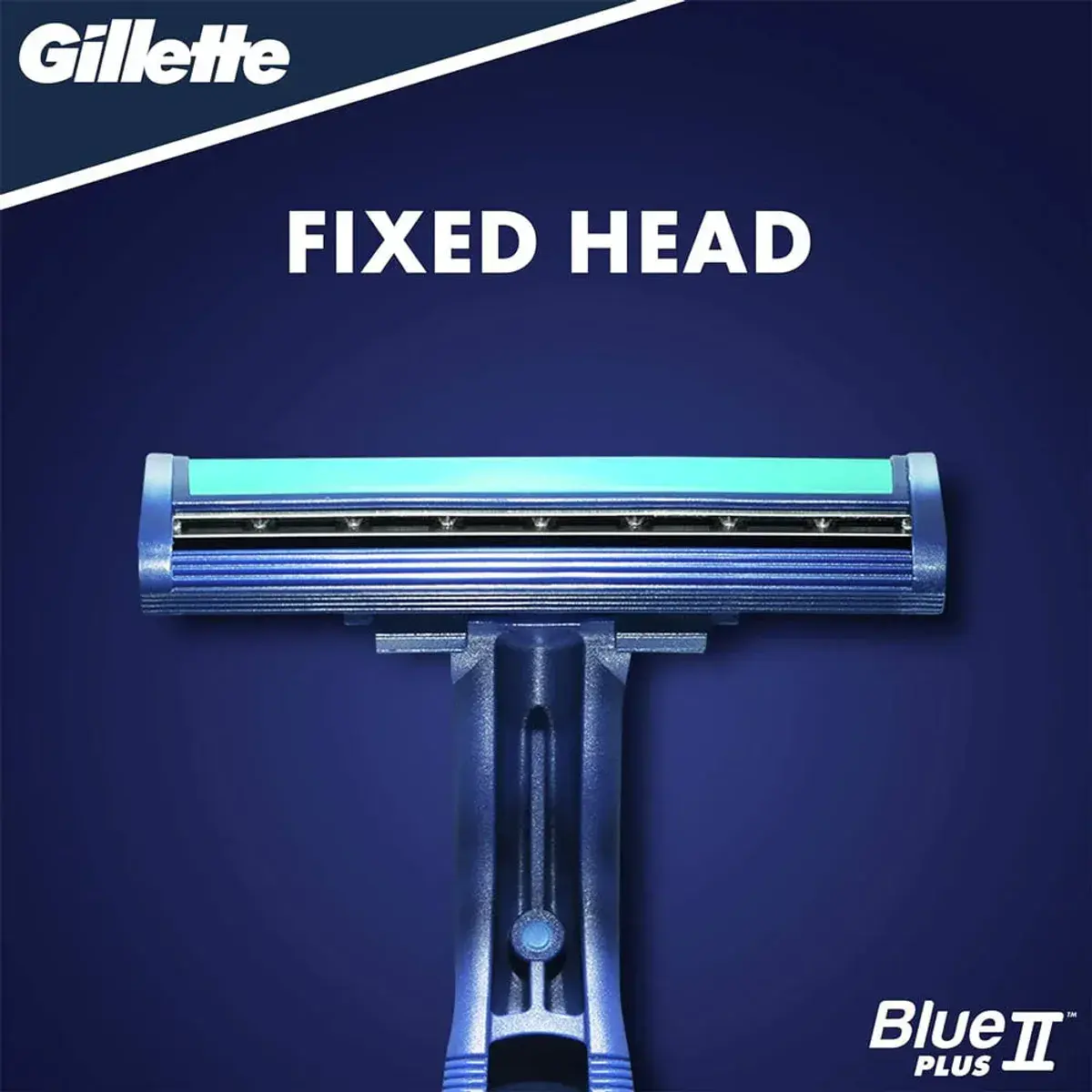 Gillette Razor Disposable Blue II Plus 15+5 Count - Image 3