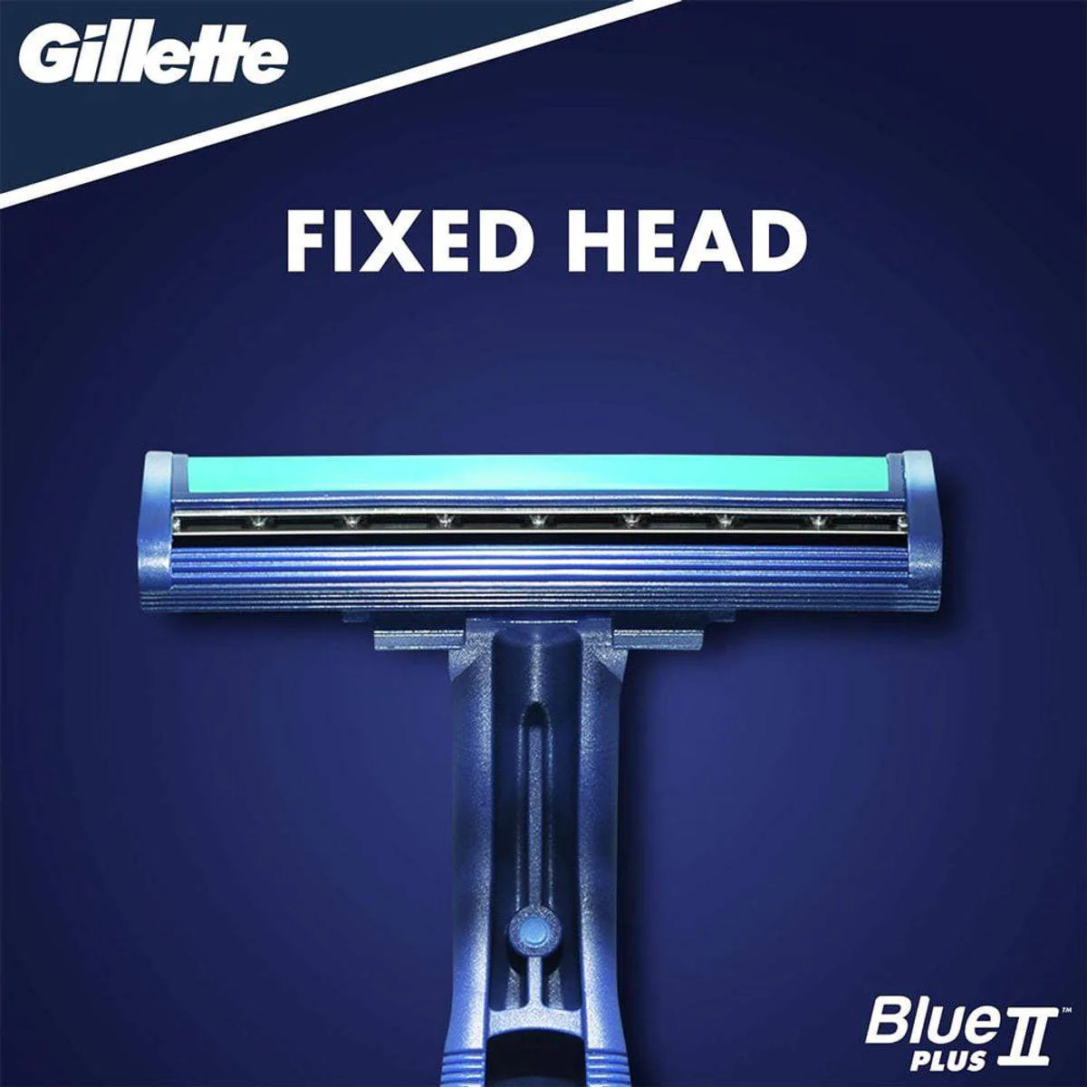 Gillette Razor Disposable Blue II Plus 15+5 Count - Image 4
