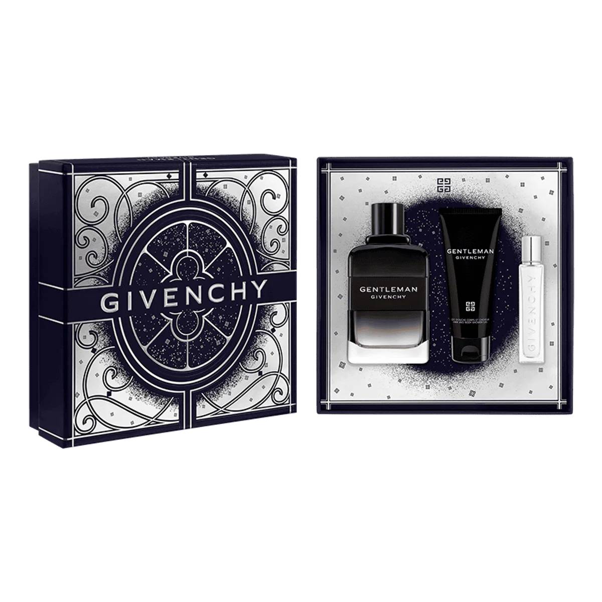 Givenchy Gentleman Eau de Parfum Boisee 100ml + Eau de Parfum Boisee 12.5ml Travel Spray + Hair & Body Shower Gel 75ml Gift Set - Image 2