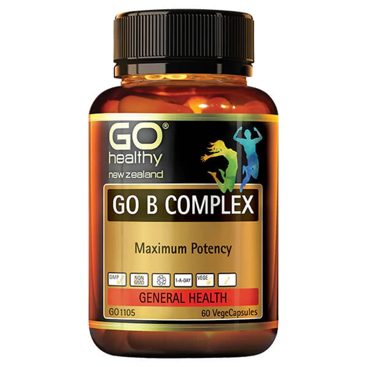 GO Healthy B Complex 60 VegeCapsules - Image 2