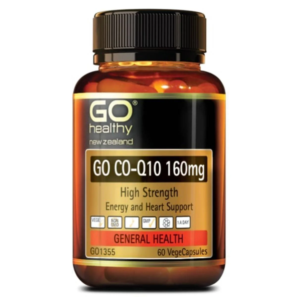 GO Healthy CoQ10 160mg 60 VegeCapsules - Image 2