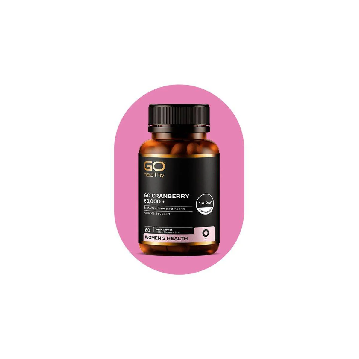 GO Healthy Cranberry 60,000 60 VegeCapsules