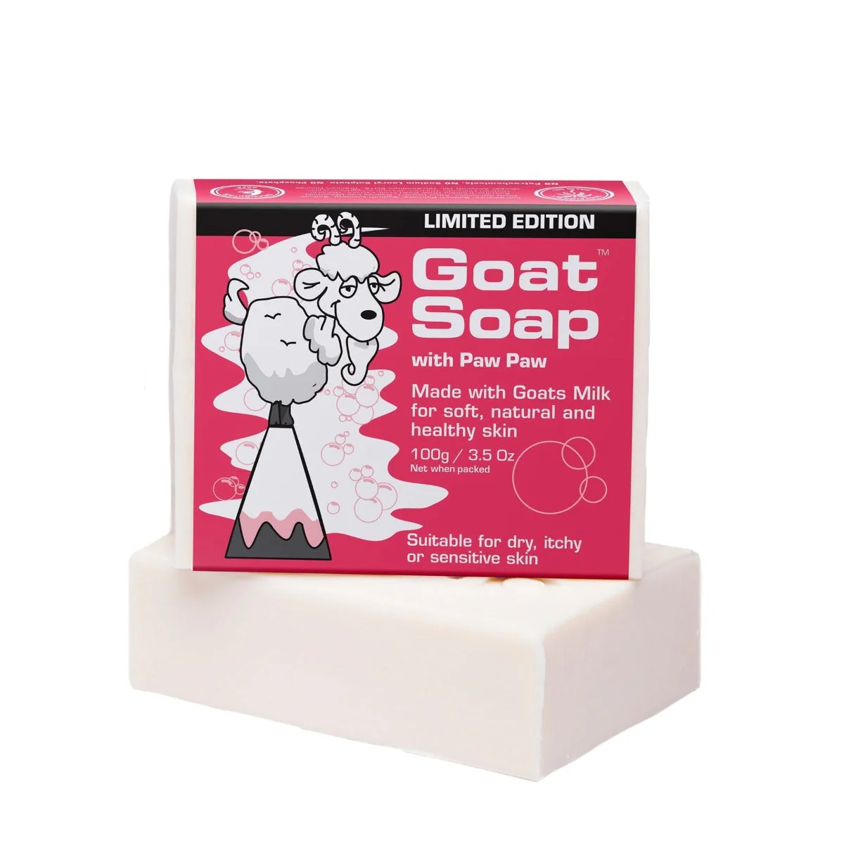 Goat Soap With Paw Paw 100g - Image 2