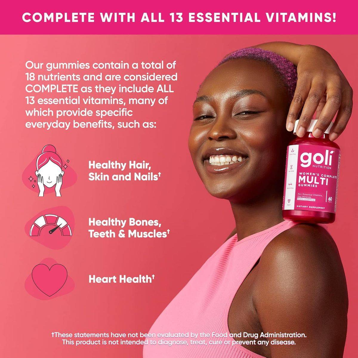 Goli Nutrition Womens Complete Multi 60 Gummies - Image 6