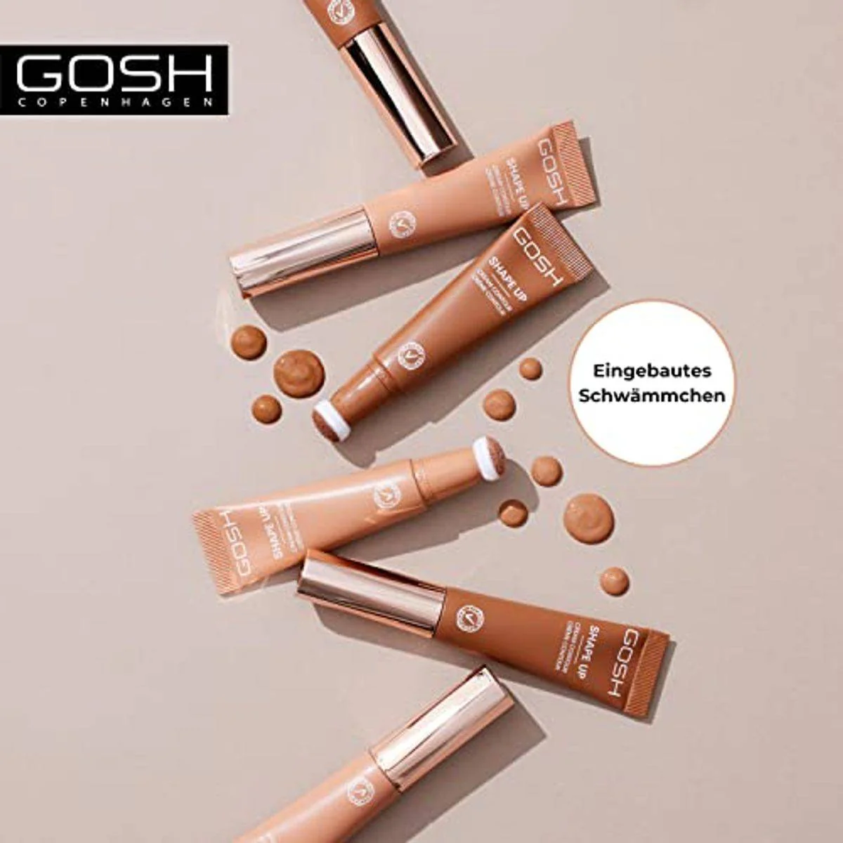 Gosh Shape Up Contour Cream 002 Medium Deep 14ml - Image 2
