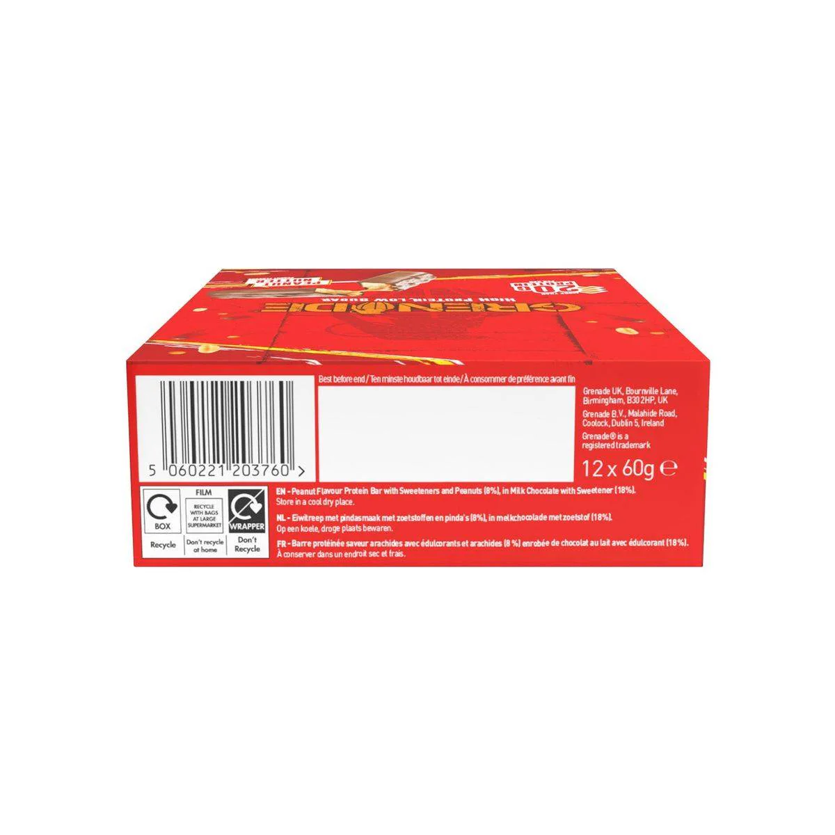 Grenade Carb Killa Protein Bar Peanut Nutter 60g - Image 10