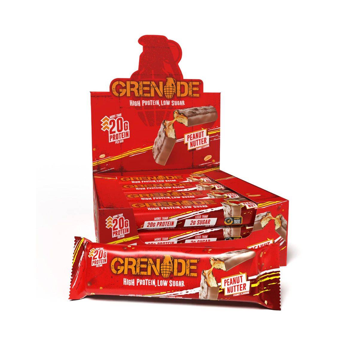 Grenade Carb Killa Protein Bar Peanut Nutter 60g - Image 2