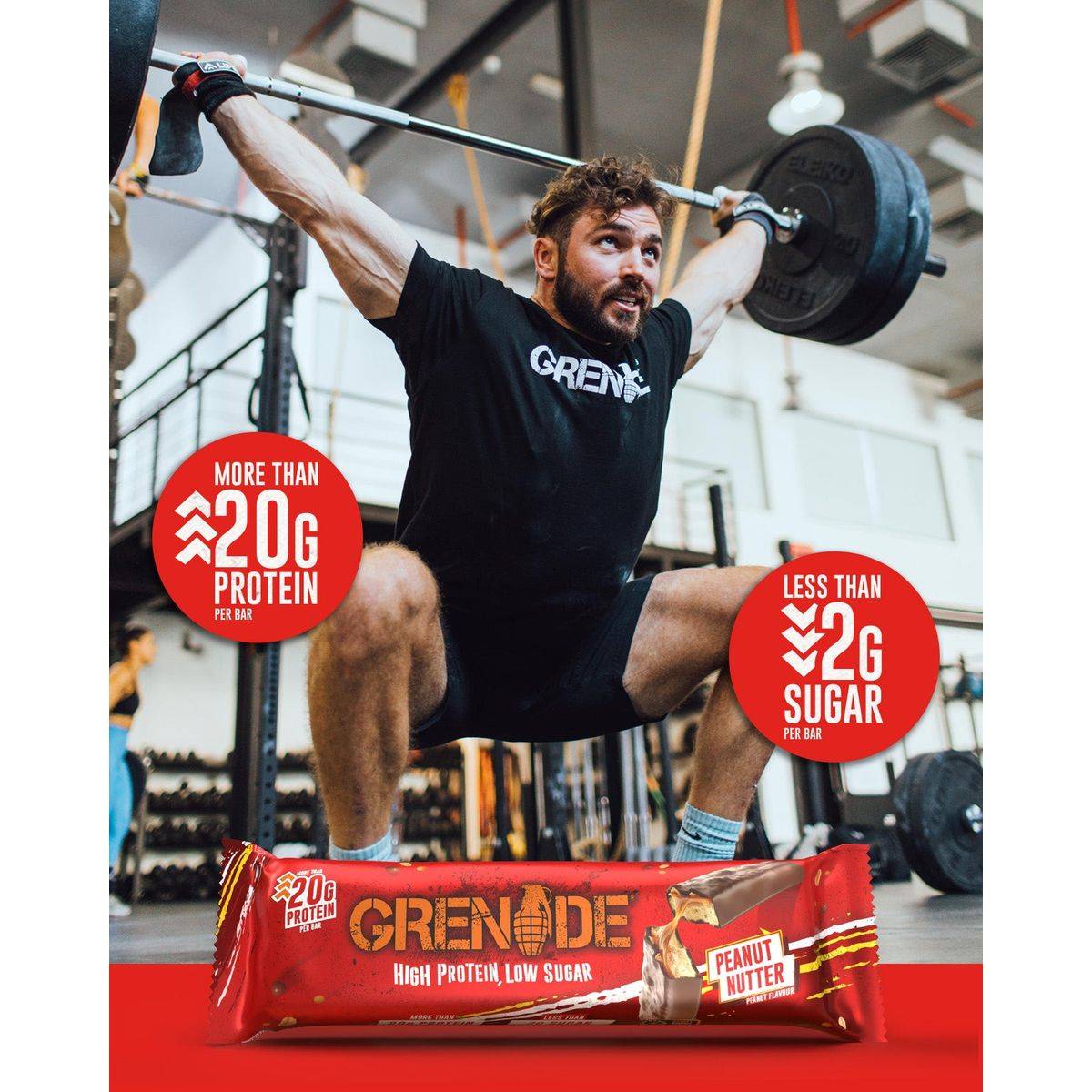 Grenade Carb Killa Protein Bar Peanut Nutter 60g - Image 6